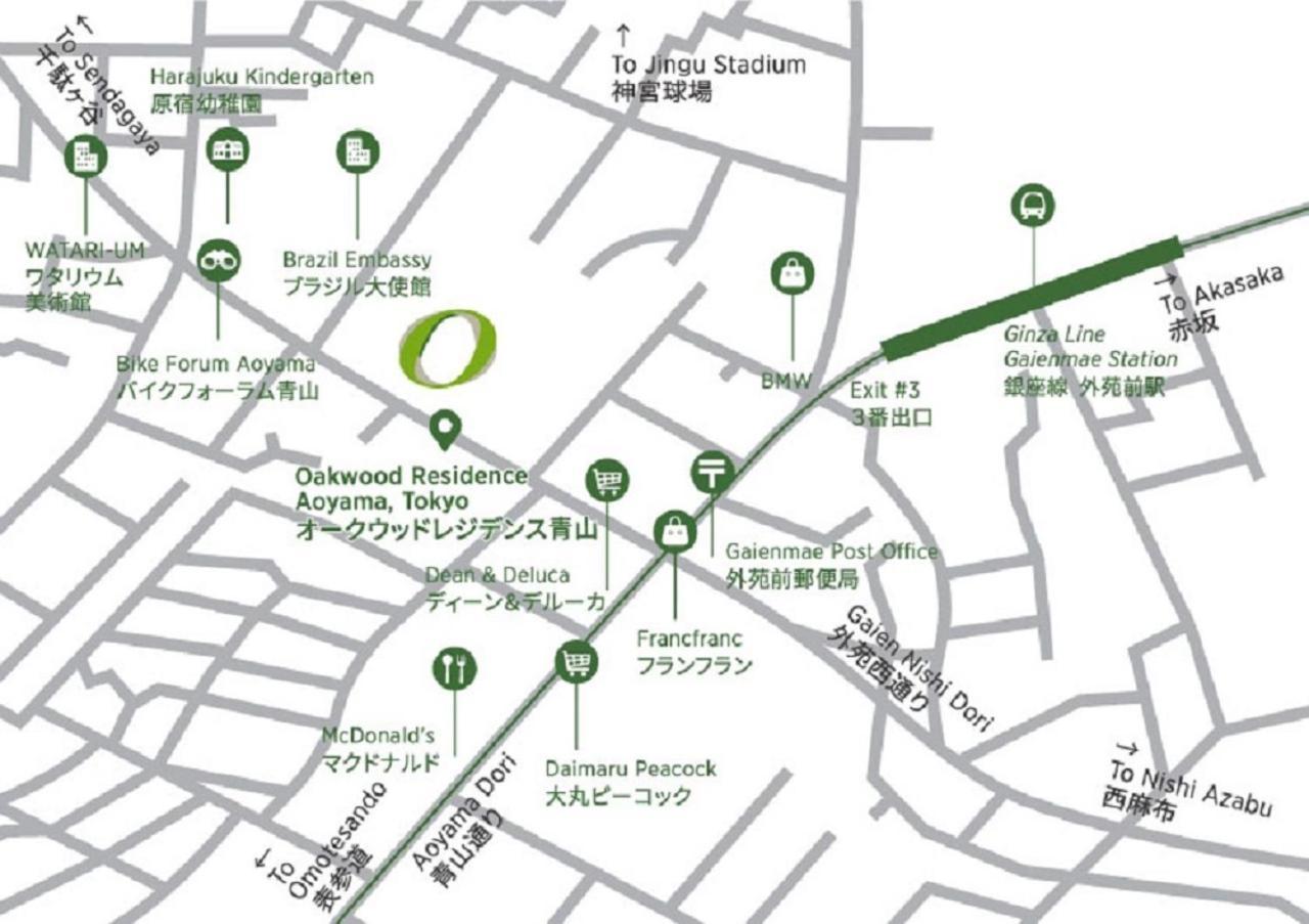 Oakwood Residence Aoyama Tokyo Eksteriør bilde